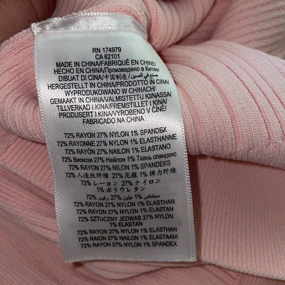 Hervé Léger Bandage Variegated Rib Skirt size XXS Midi Stretch Knit NWT - Picture 9 of 9